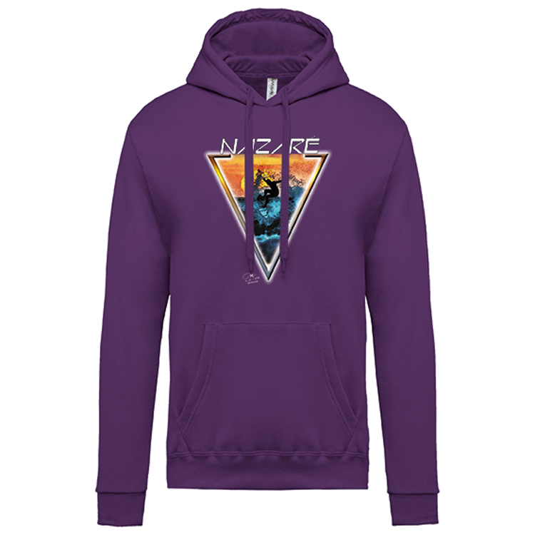 Sweatshirt Kariban com Capuz Sunset Nazaré