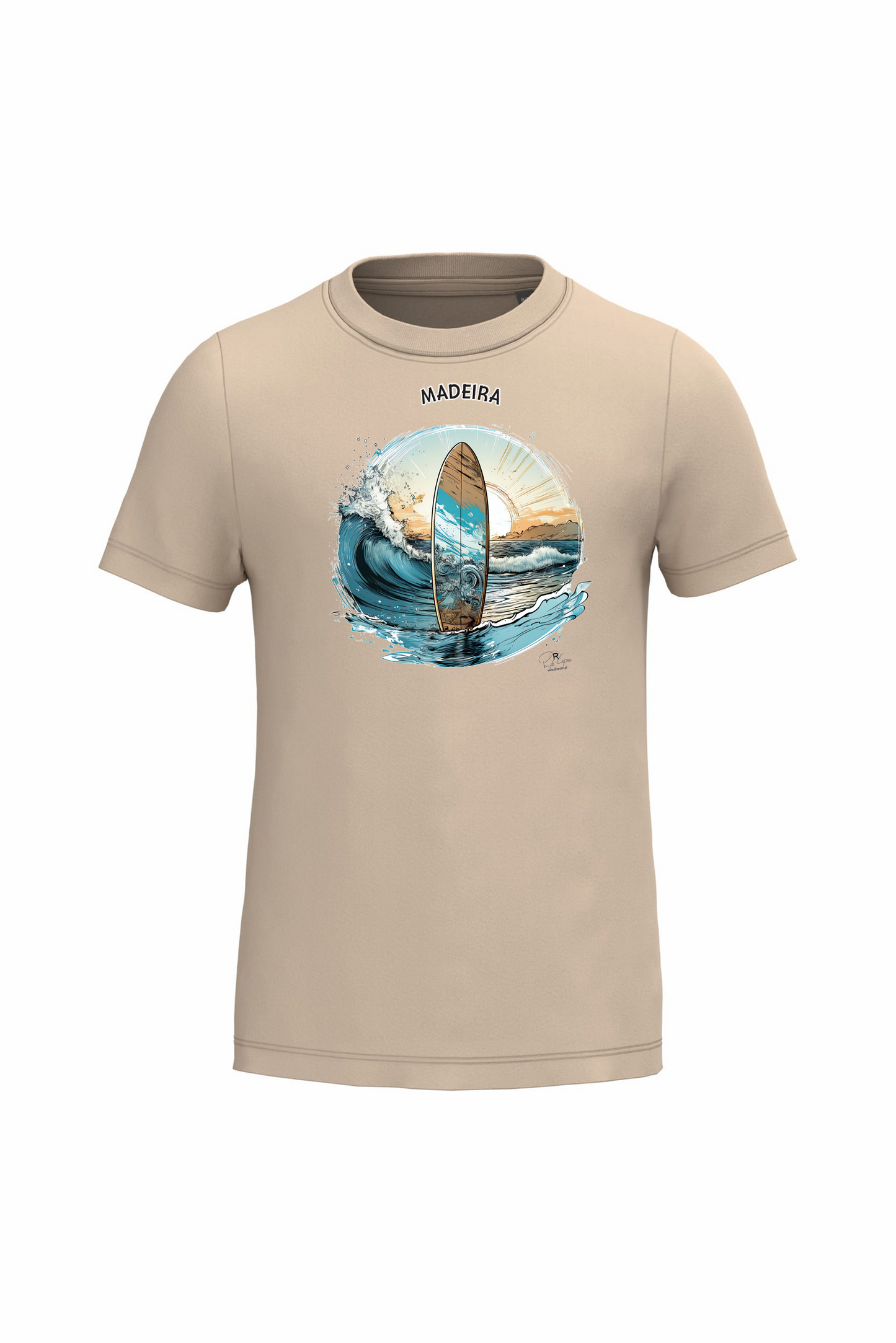 T-shirt de Criança Kariban Sol Madeira