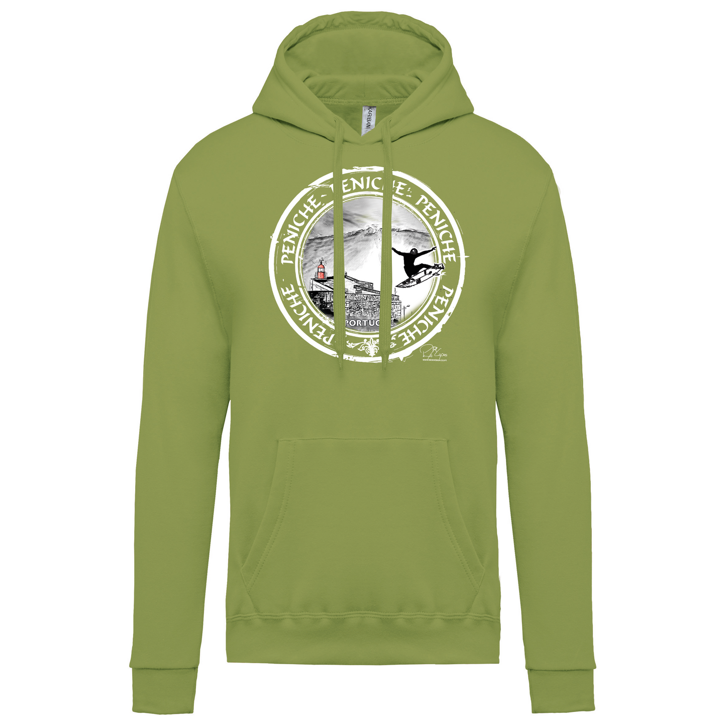 Sweatshirt Kariban com Capuz Selo Peniche