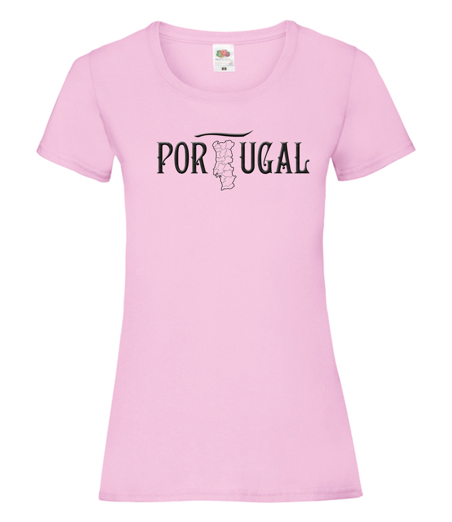 T-shirt Senhora Mapa de Portugal