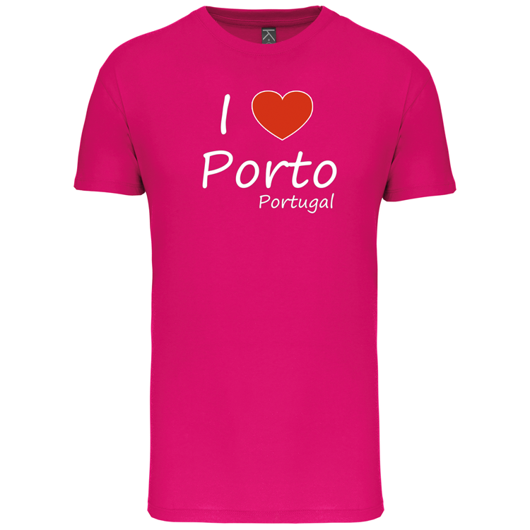 T-Shirt Algodão Biológico I Love Porto