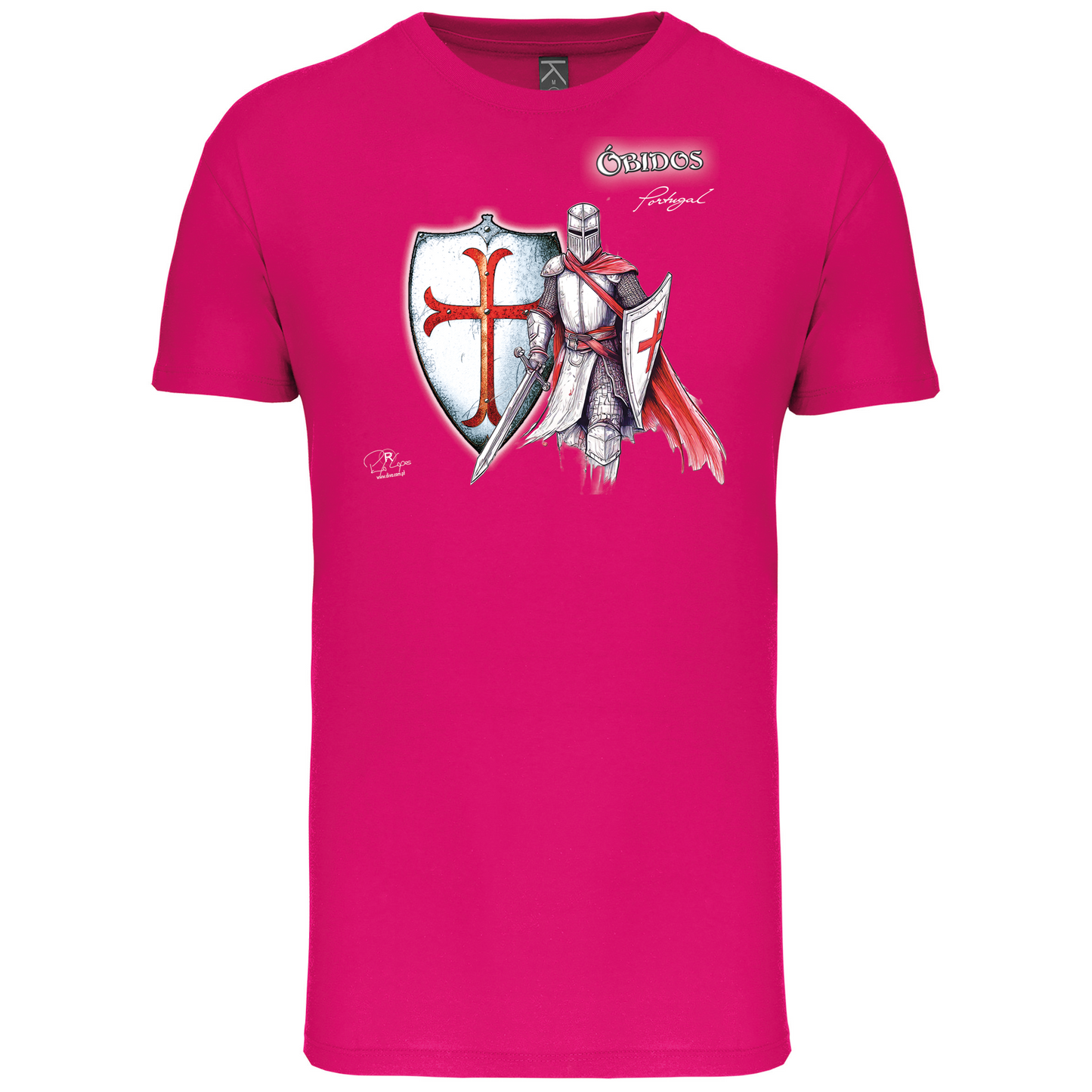 T-Shirt Algodão Biológico Templário Óbidos