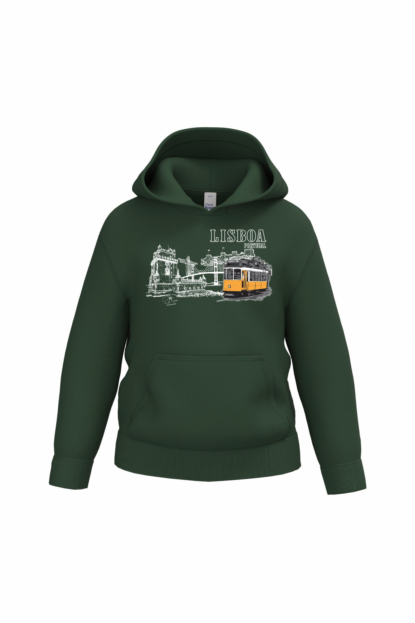 Sweatshirt com capuz Ideal Kids Monumentos Lisboa