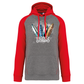 Sweatshirt Bicolor com capuz Surfboards Monte Gordo