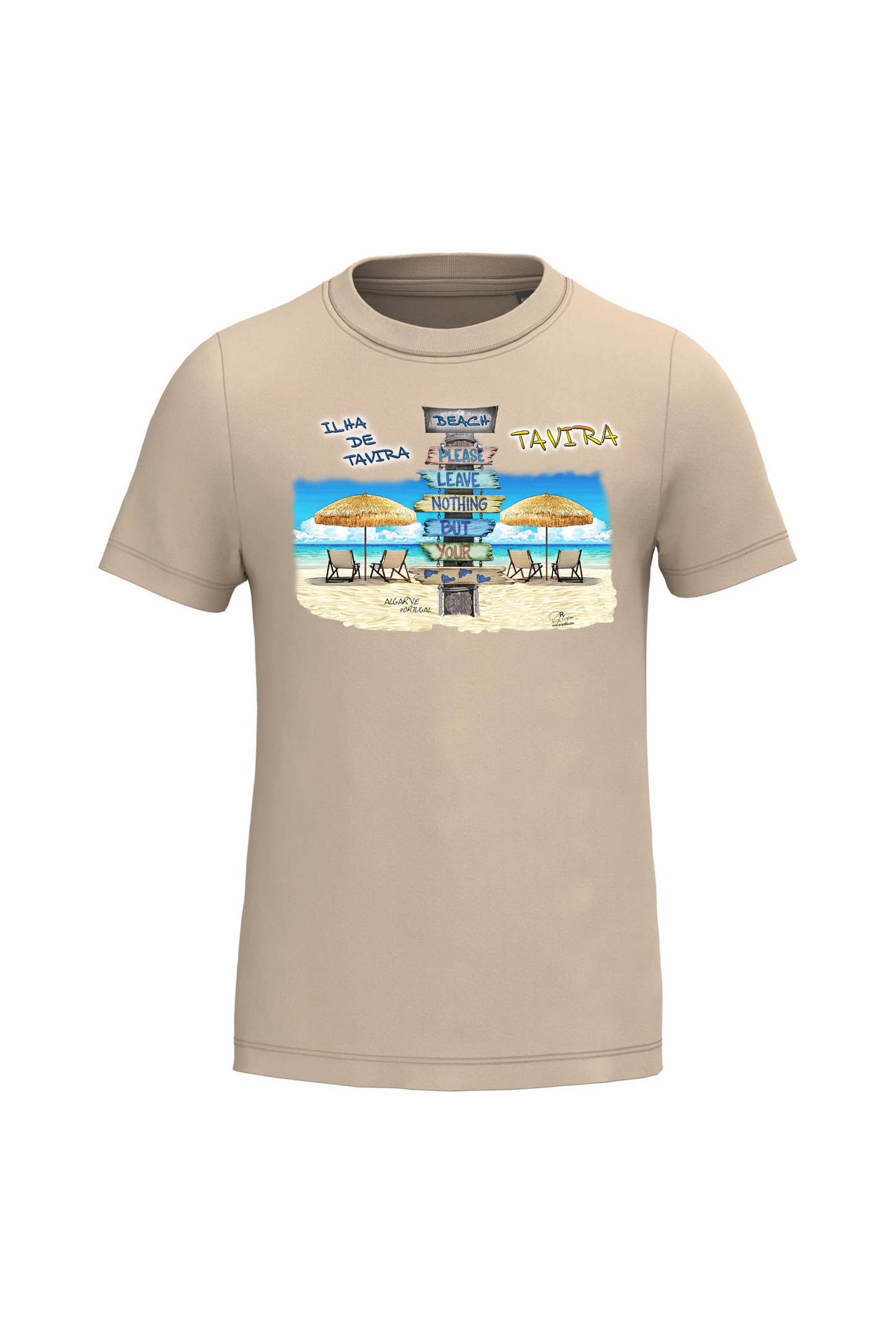 T-shirt de Criança Kariban Pégadas Tavira