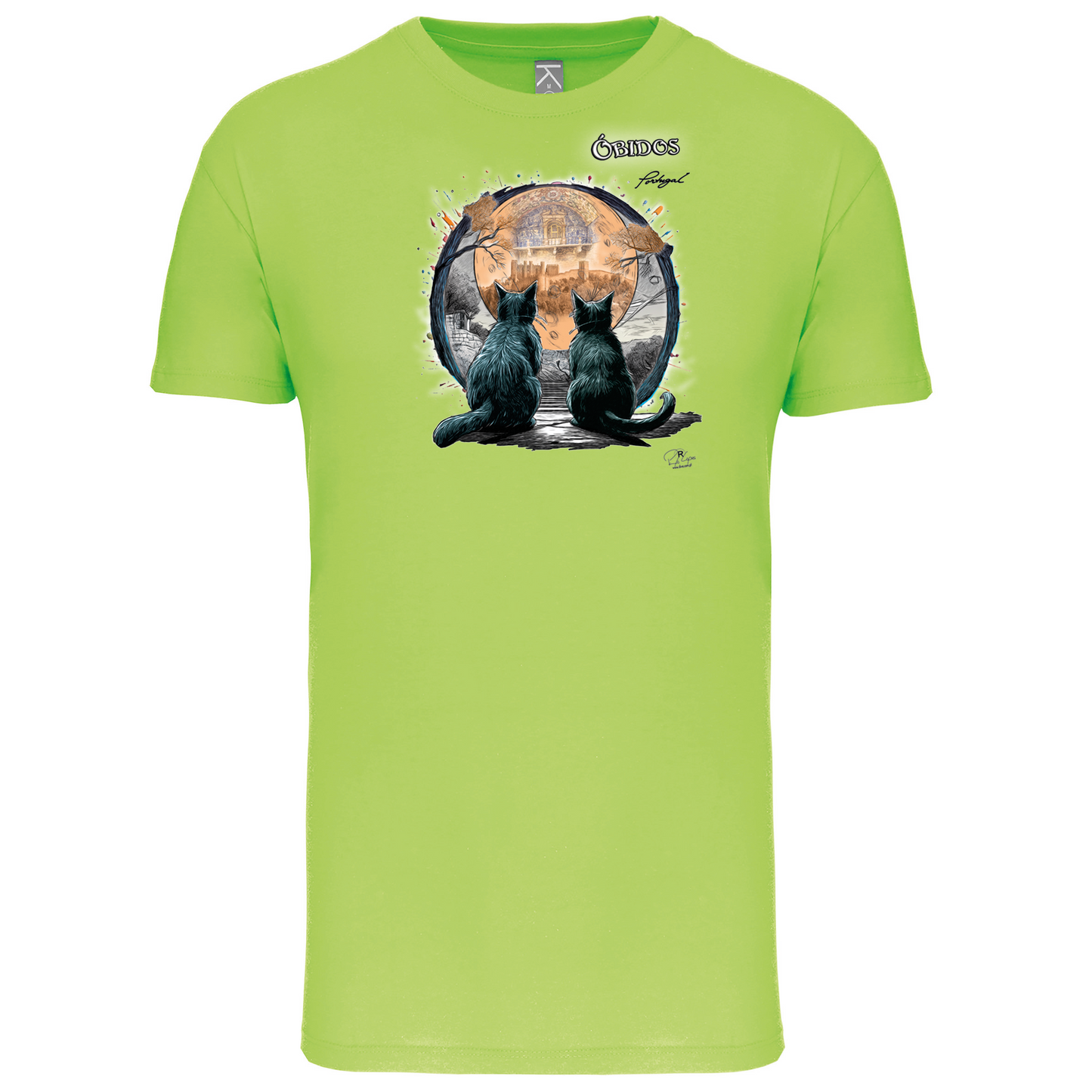 T-Shirt Algodão Biológico Luar Óbidos