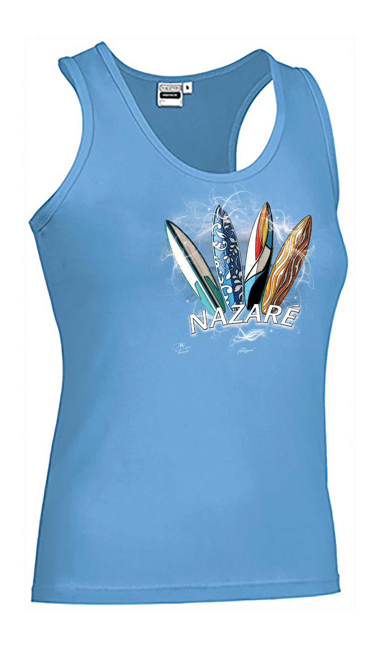 T-shirt Alças Senhora Surfboards Nazaré