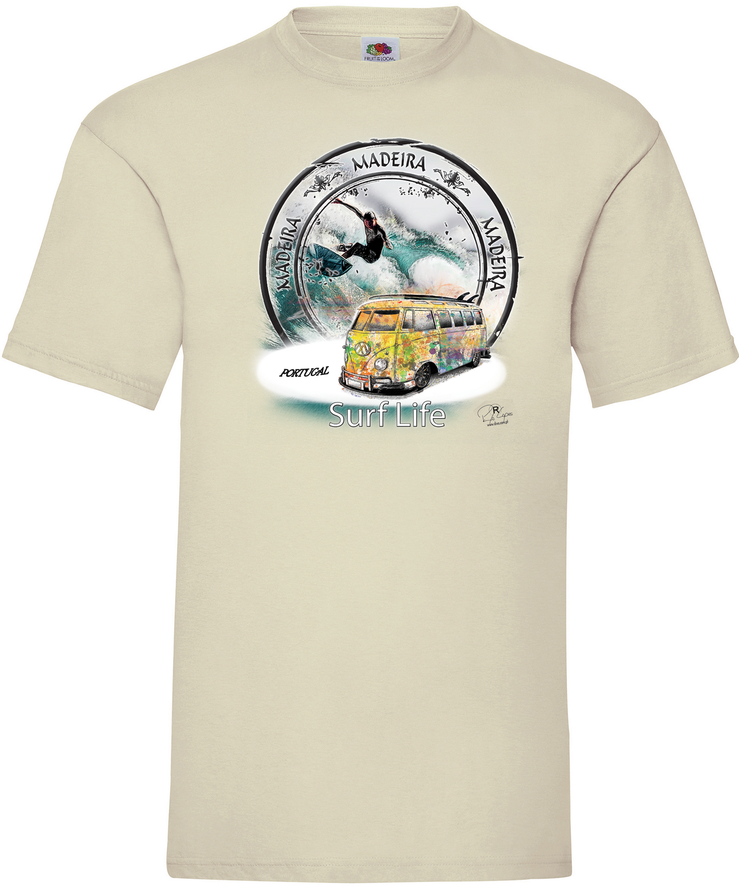 T-shirt Surf Life Madeira
