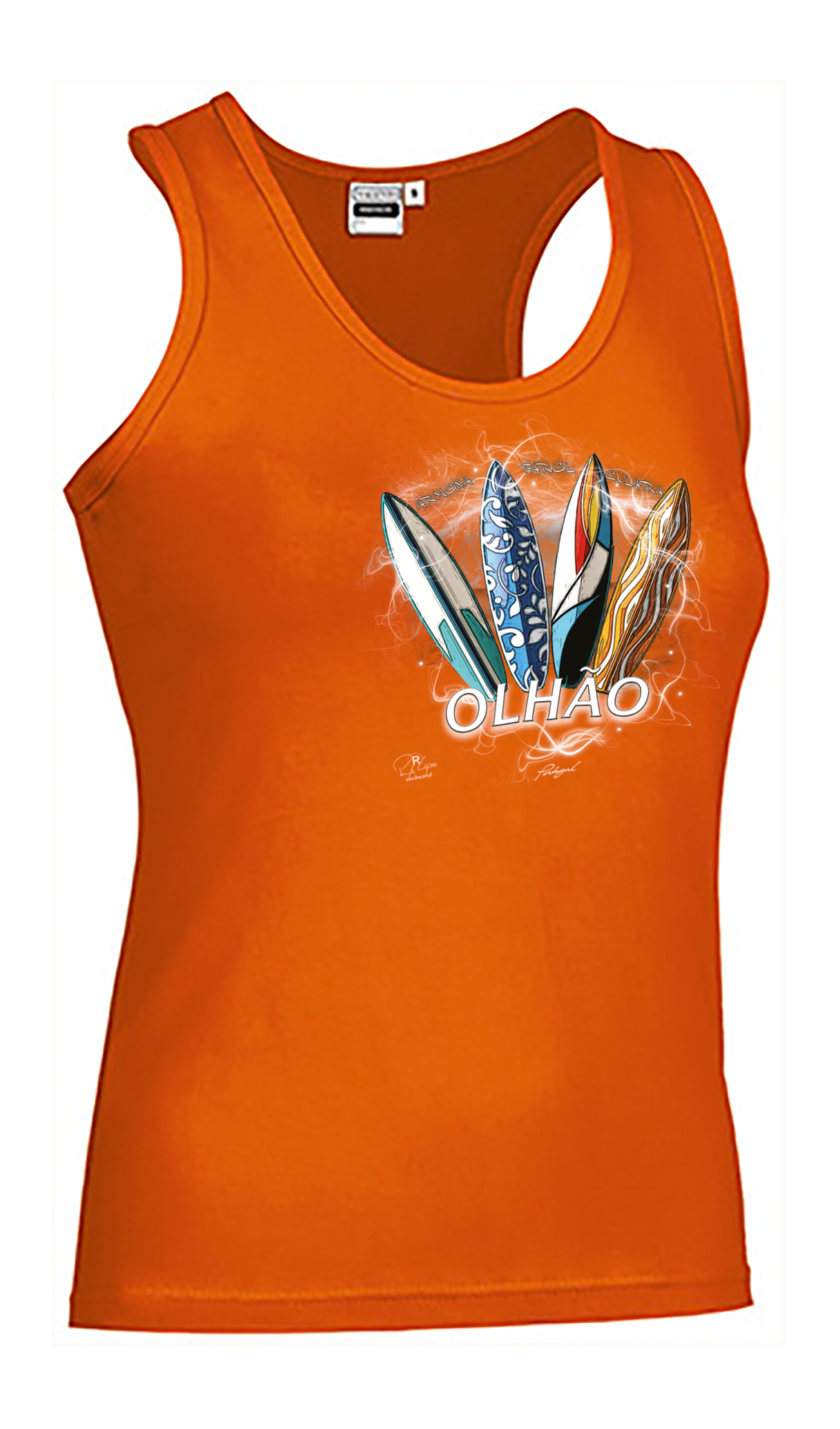 T-shirt Alças Senhora Surfboards Olhão