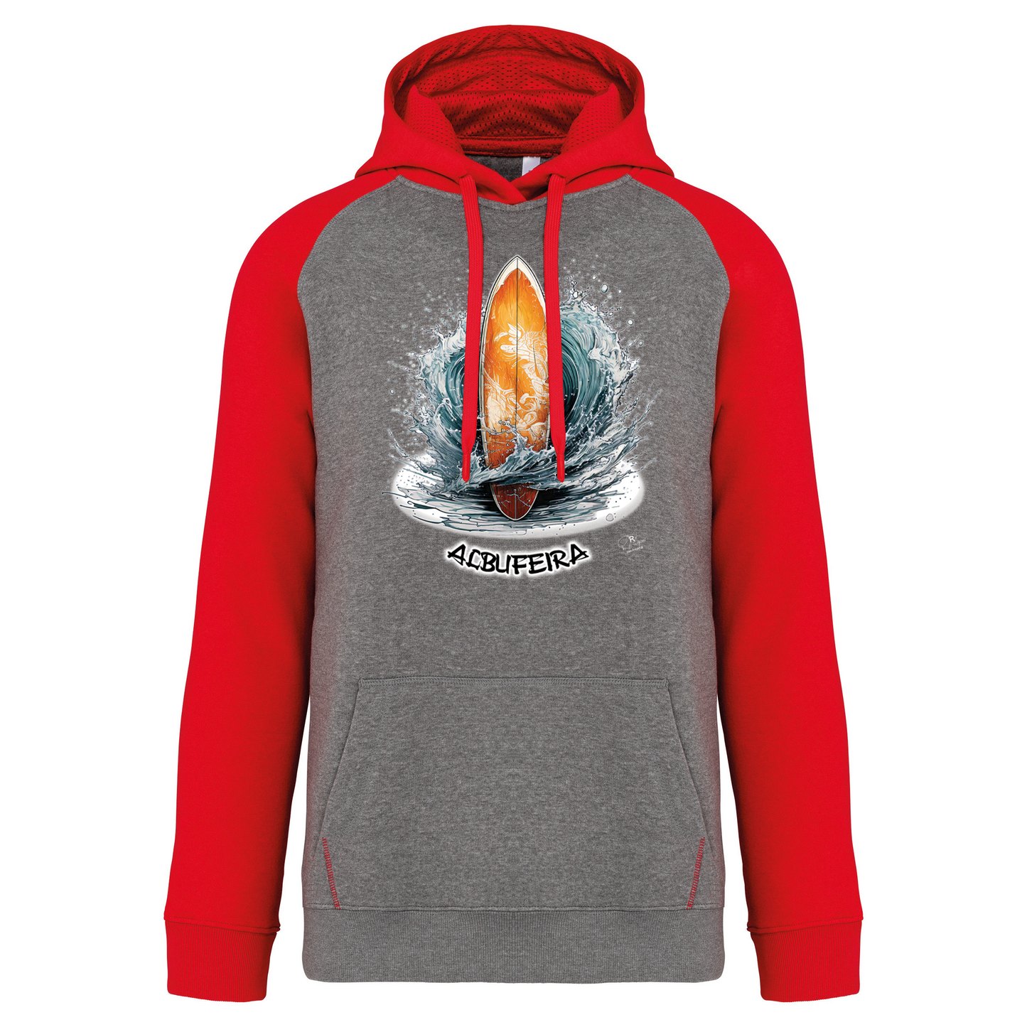 Sweatshirt Bicolor com capuz Prancha Albufeira