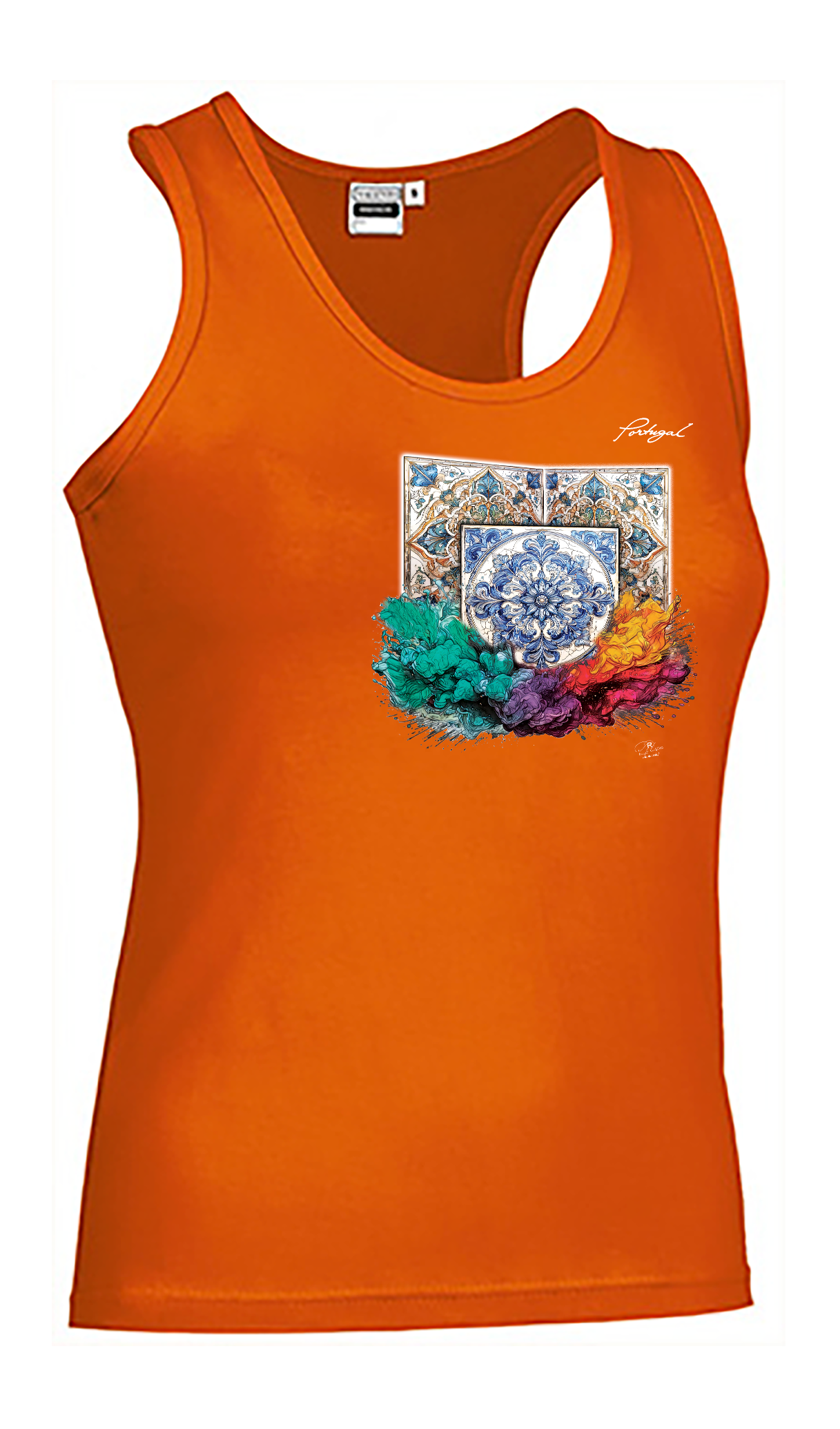 T-shirt Alças Senhora Azulejos