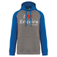 Sweatshirt Bicolor com capuz I Love Ericeira