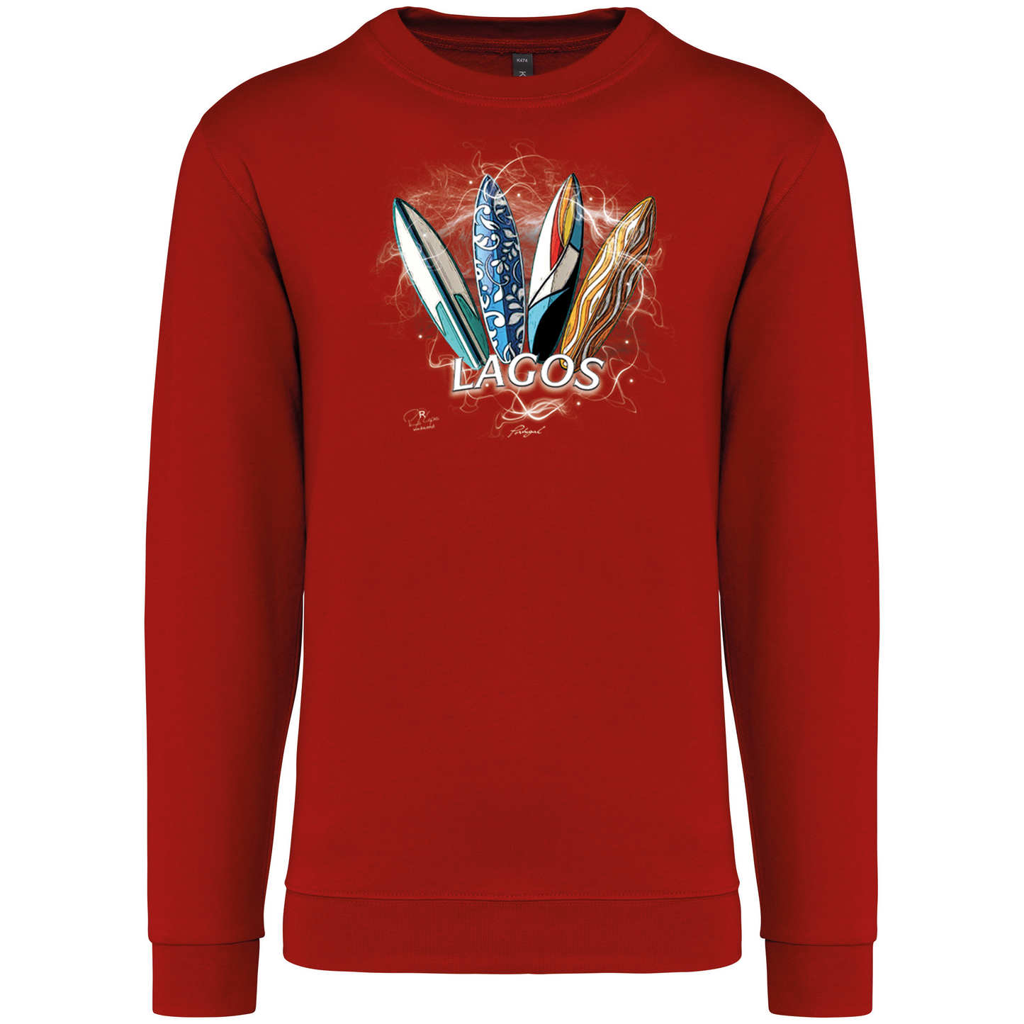 Sweatshirt Kariban sem Capuz Surfboards Lagos