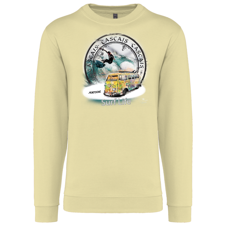 Sweatshirt Kariban sem Capuz Surf Life Cascais
