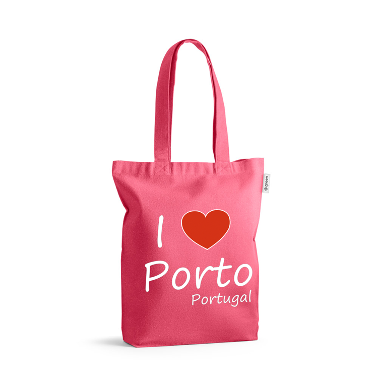 Sacos de Algodão Ecológico 220g I Love Porto