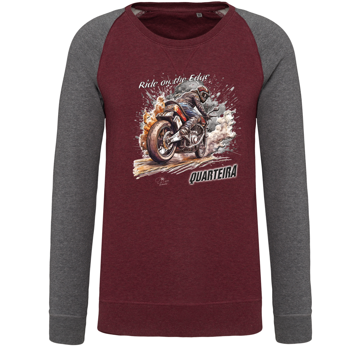 Sweatshirt Bicolor sem capuz Ride on the Edge Quarteira