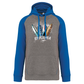 Sweatshirt Bicolor com capuz Surfboards Ericeira