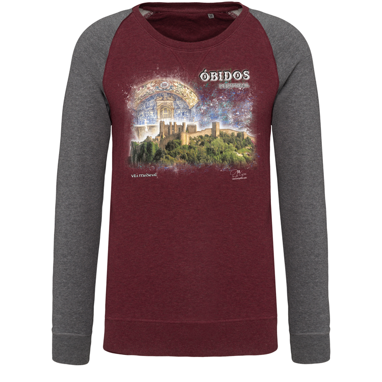 Sweatshirt Bicolor sem capuz Vila Medieval