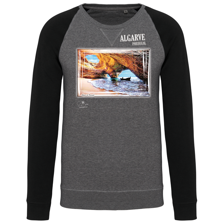 Sweatshirt Bicolor sem capuz Algar de Benagil