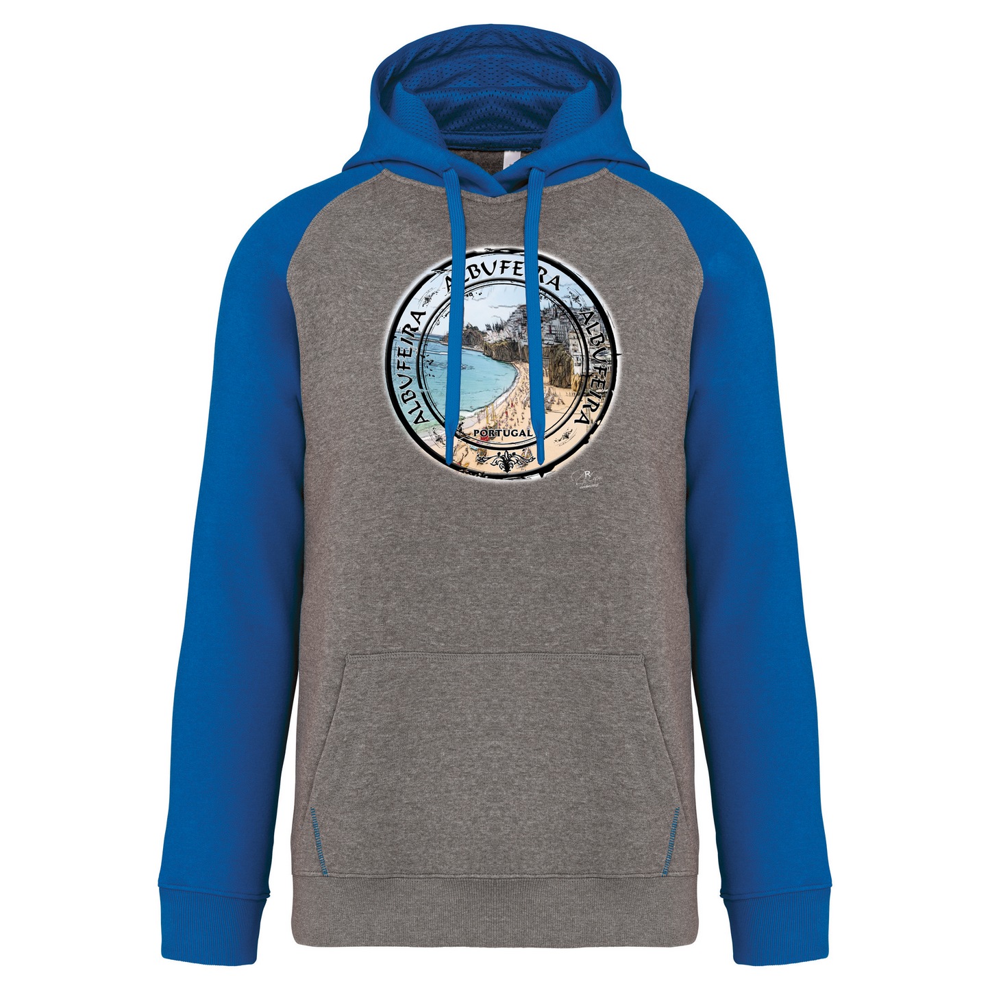 Sweatshirt Bicolor com capuz Selo Albufeira
