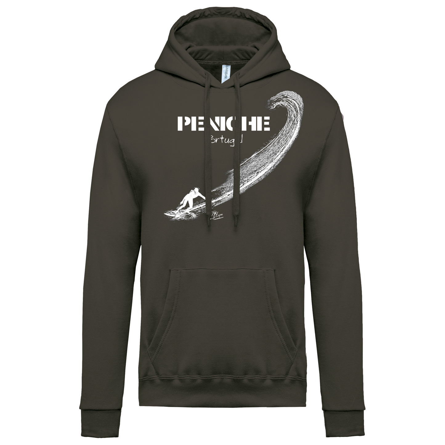 Sweatshirt Kariban com Capuz Surf Peniche