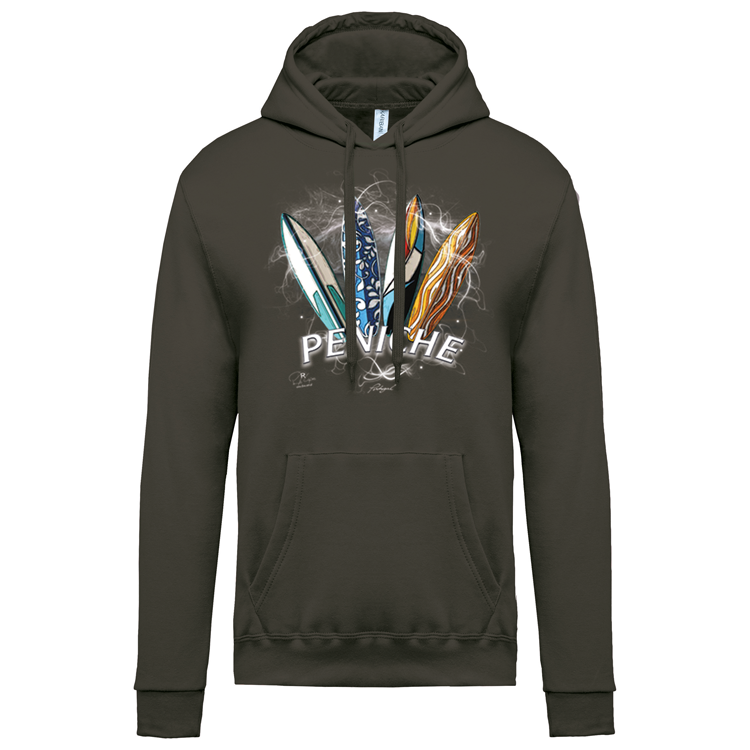 Sweatshirt Kariban com Capuz Surfboards Peniche