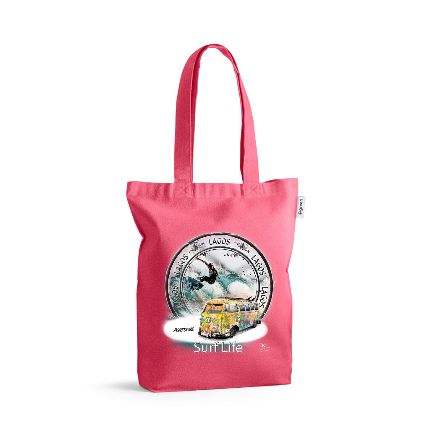Sacos de Algodão Ecológico 220g Surf Life Lagos