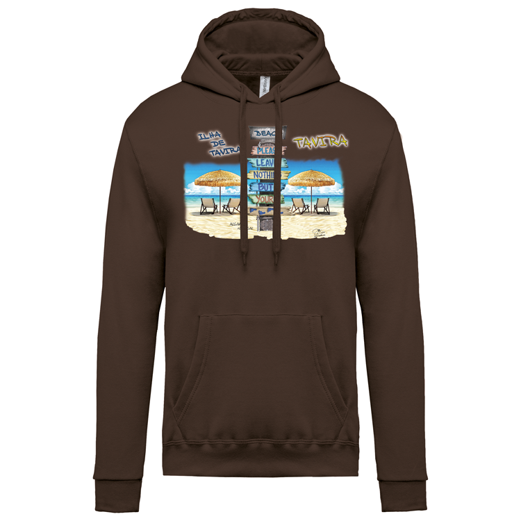 Sweatshirt Kariban com Capuz Pegadas Tavira