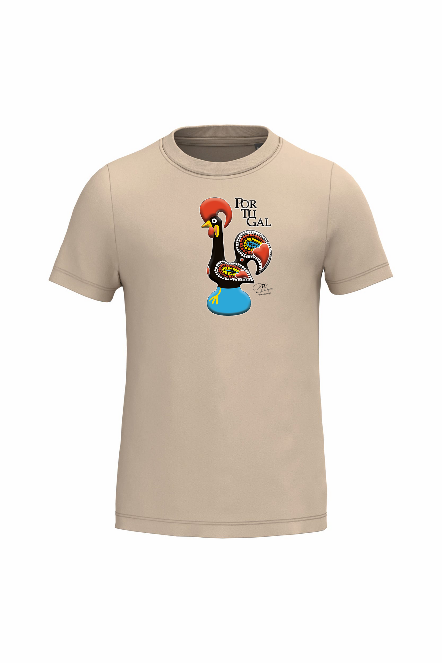T-shirt de Criança Kariban Galo de Barcelos