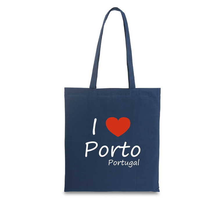 Saco Algodão 140g I Love Porto