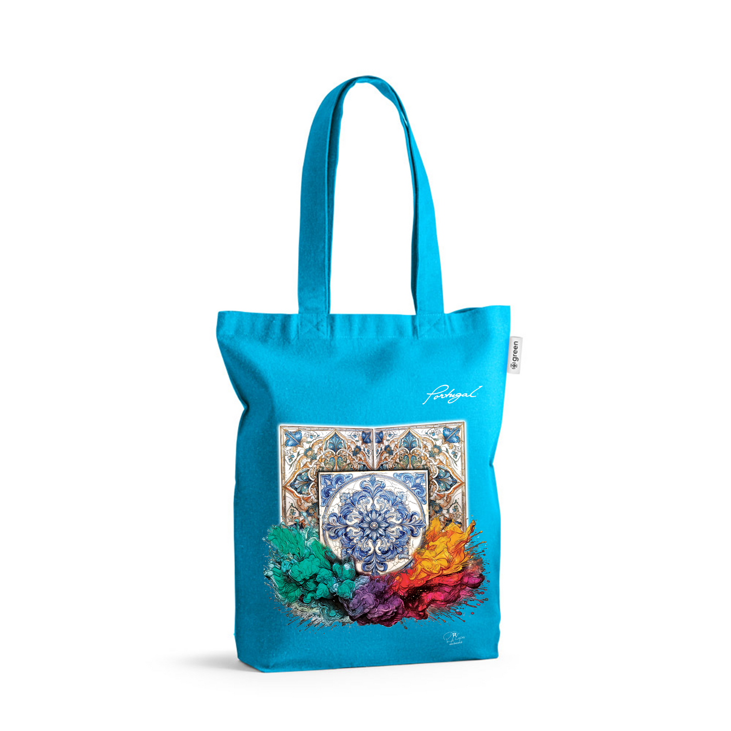 Sacos de Algodão Ecológico 220g Azulejos 1