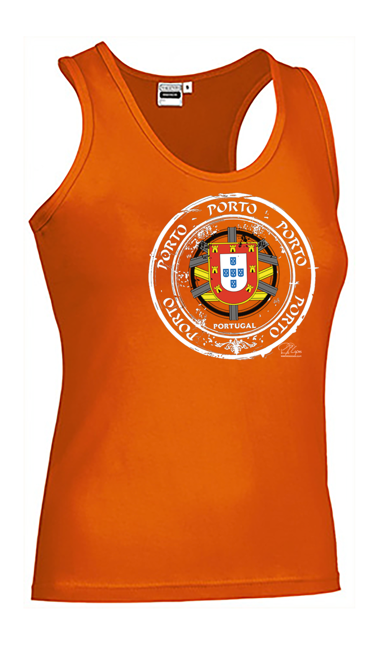 T-shirt Alças Senhora Selo Escudo Porto