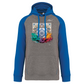 Sweatshirt Bicolor com capuz Azulejos 1