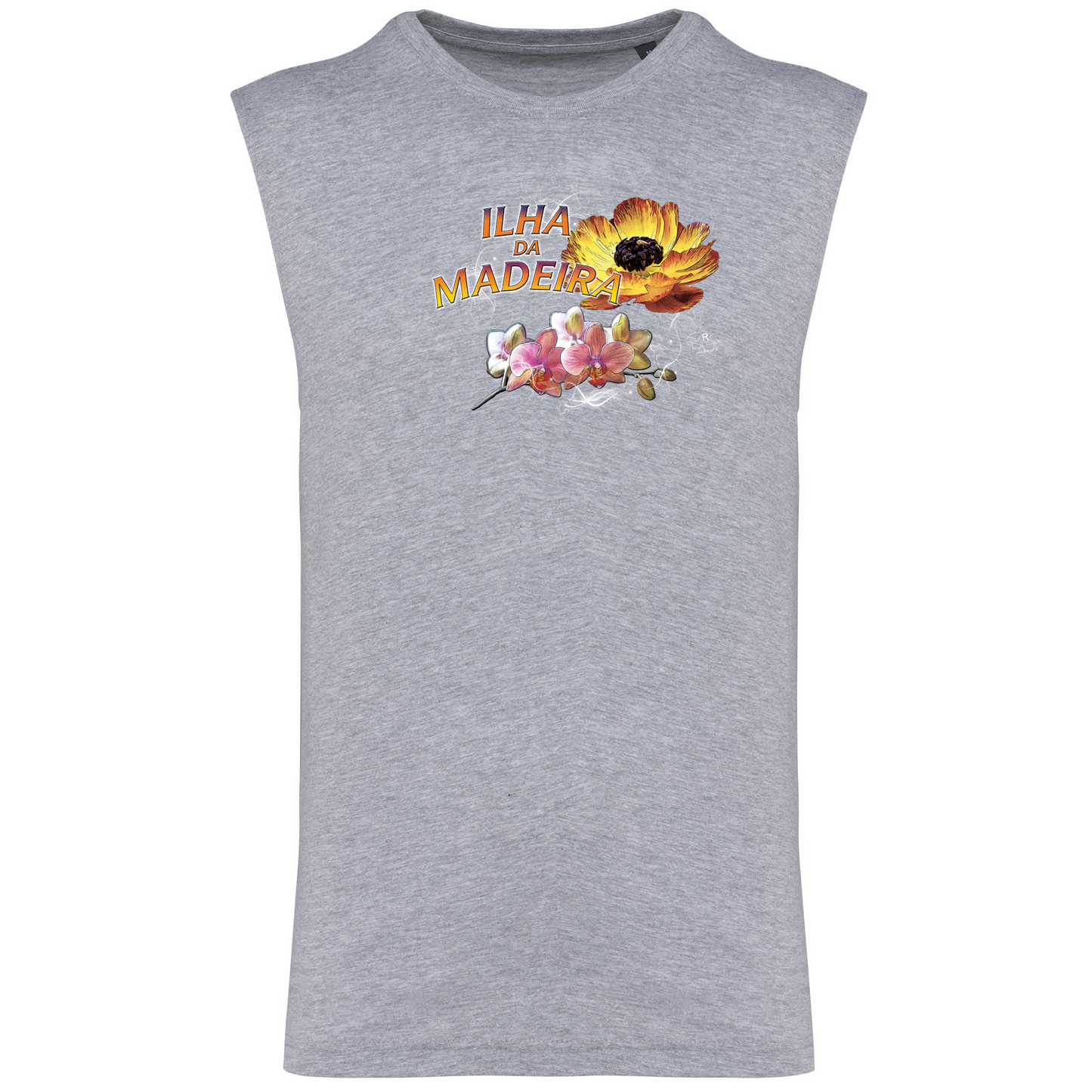 T-shirt Alças Madeira Flowers