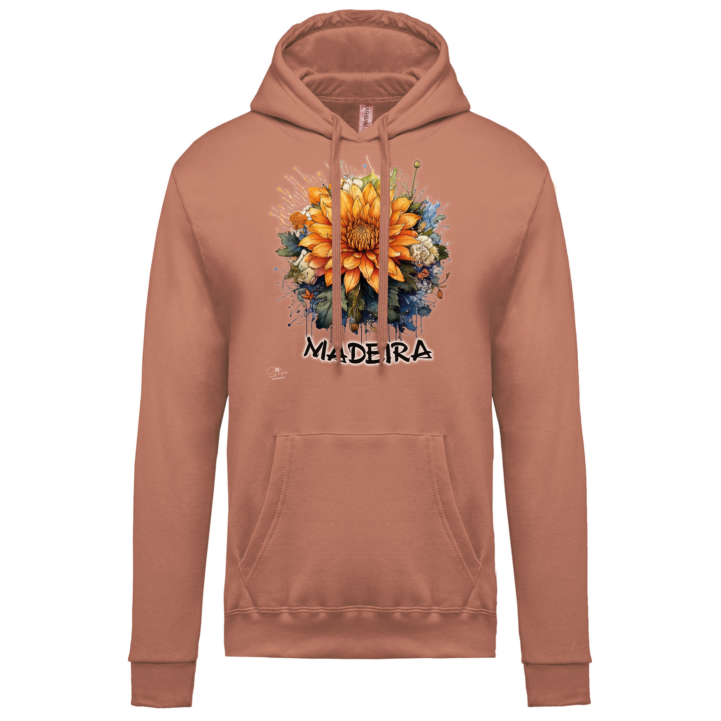 Sweatshirt Kariban com Capuz Arranjo Floral 1