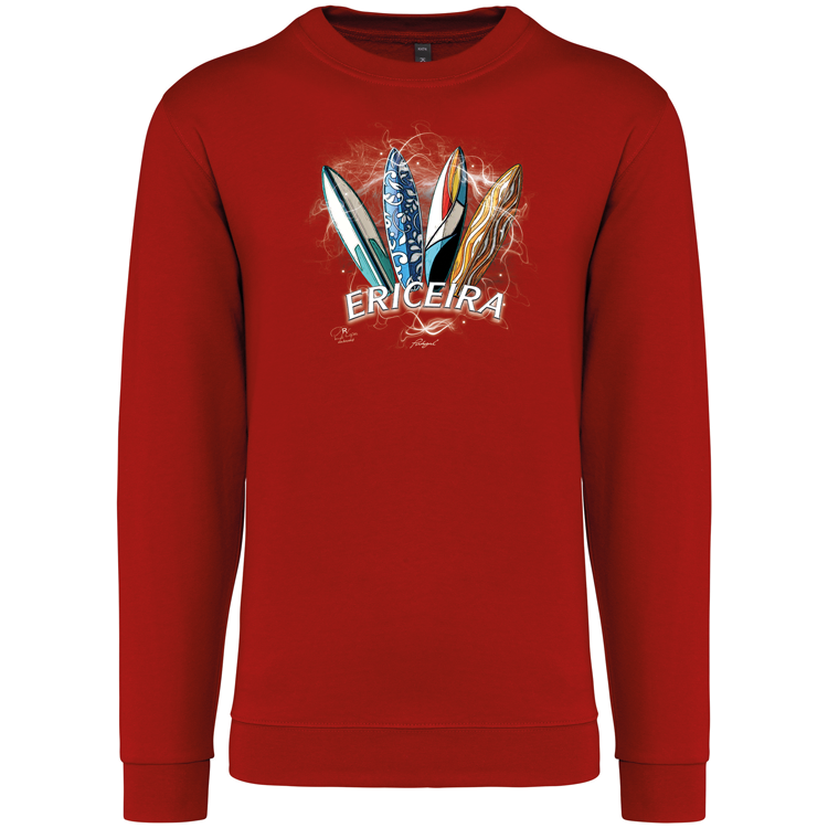 Sweatshirt Kariban sem Capuz Surfboards Ericeira