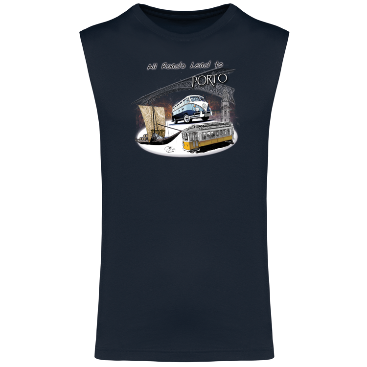 T-shirt Alças All Roads Lead to Porto