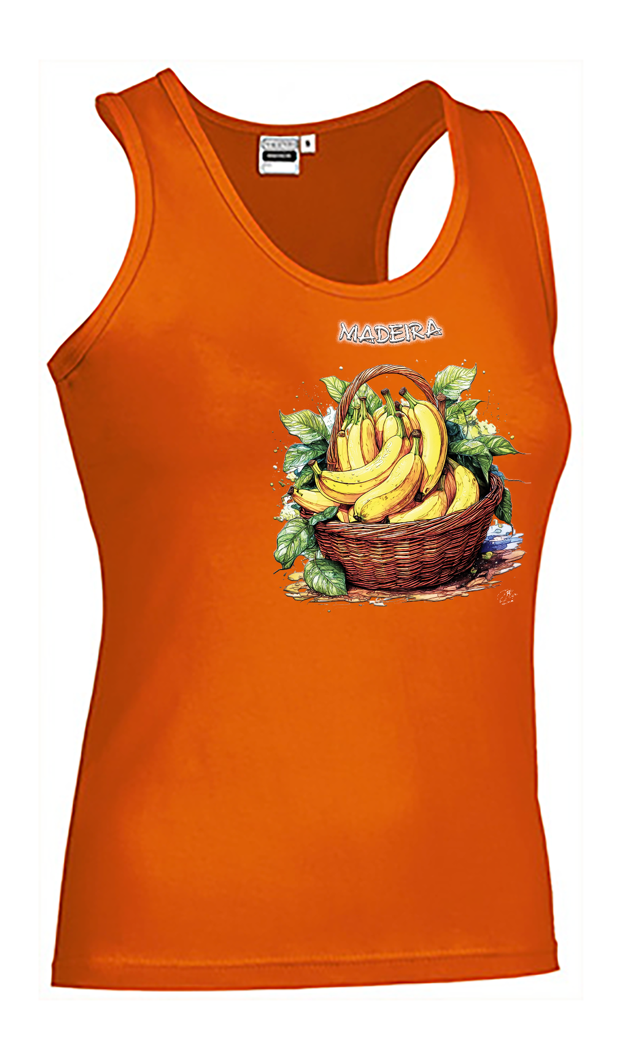 T-shirt Alças Senhora Cesto Bananas