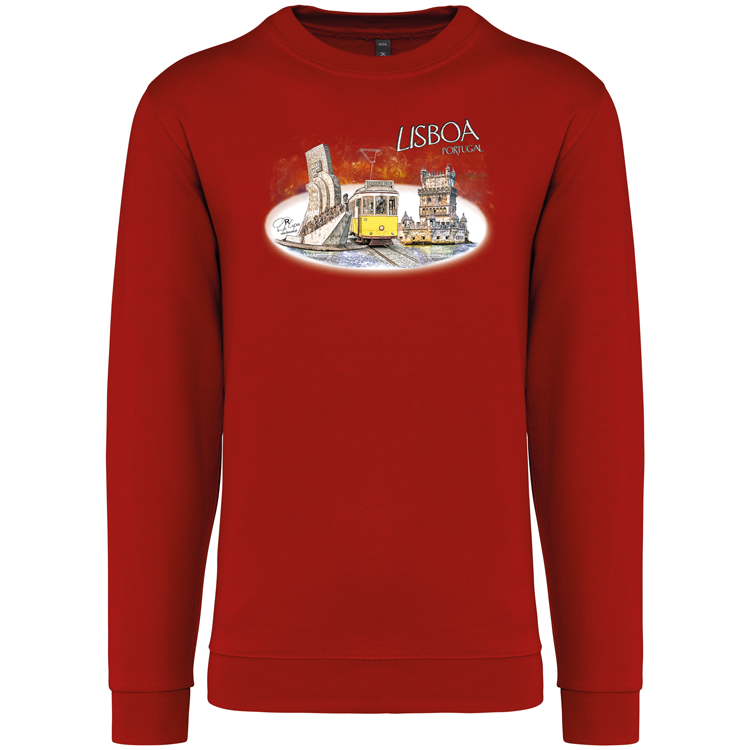 Sweatshirt Kariban sem Capuz Monumentos Belém