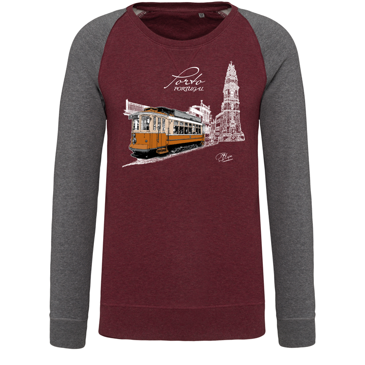 Sweatshirt Bicolor sem capuz Clérigos