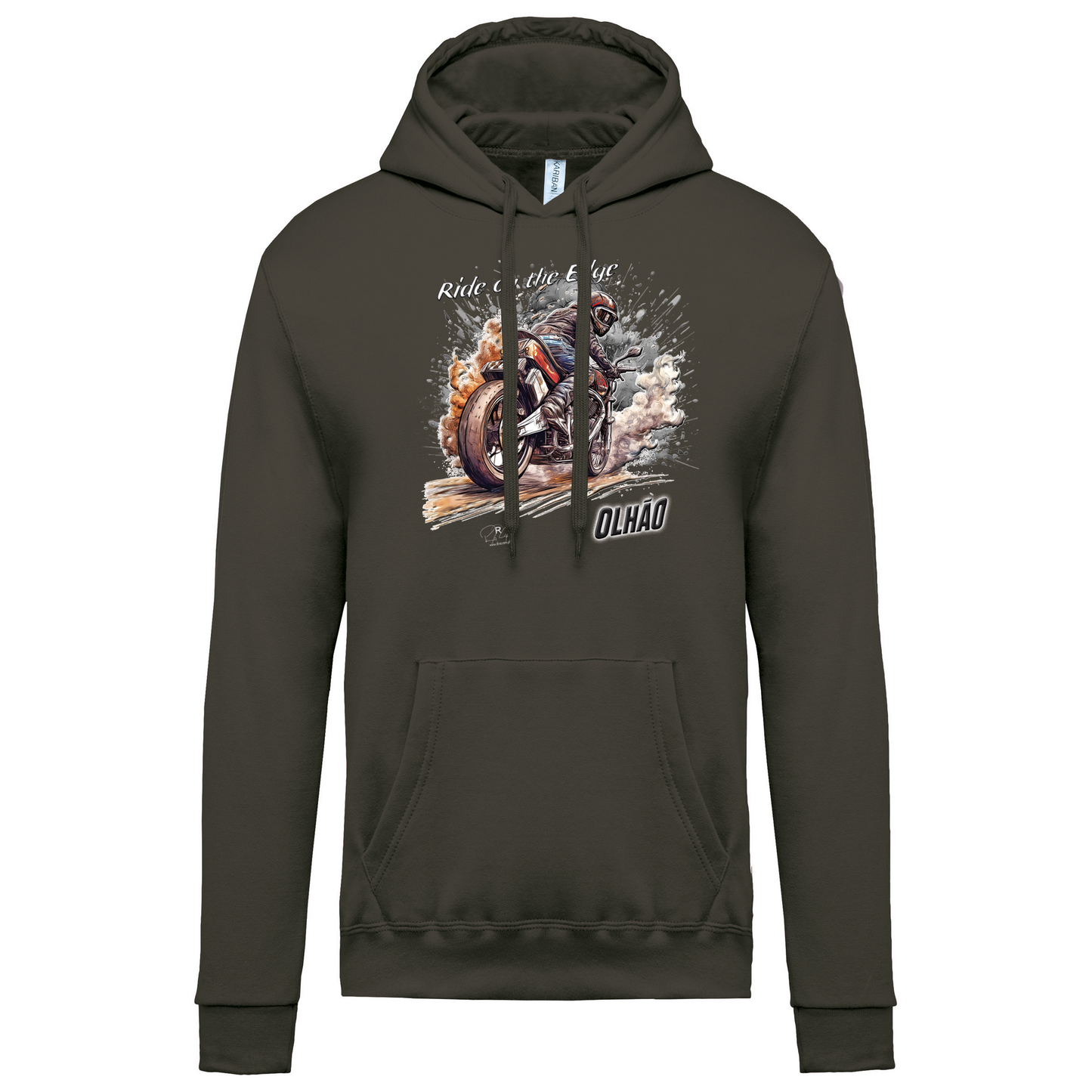 Sweatshirt Kariban com Capuz Ride on the Edge Olhão