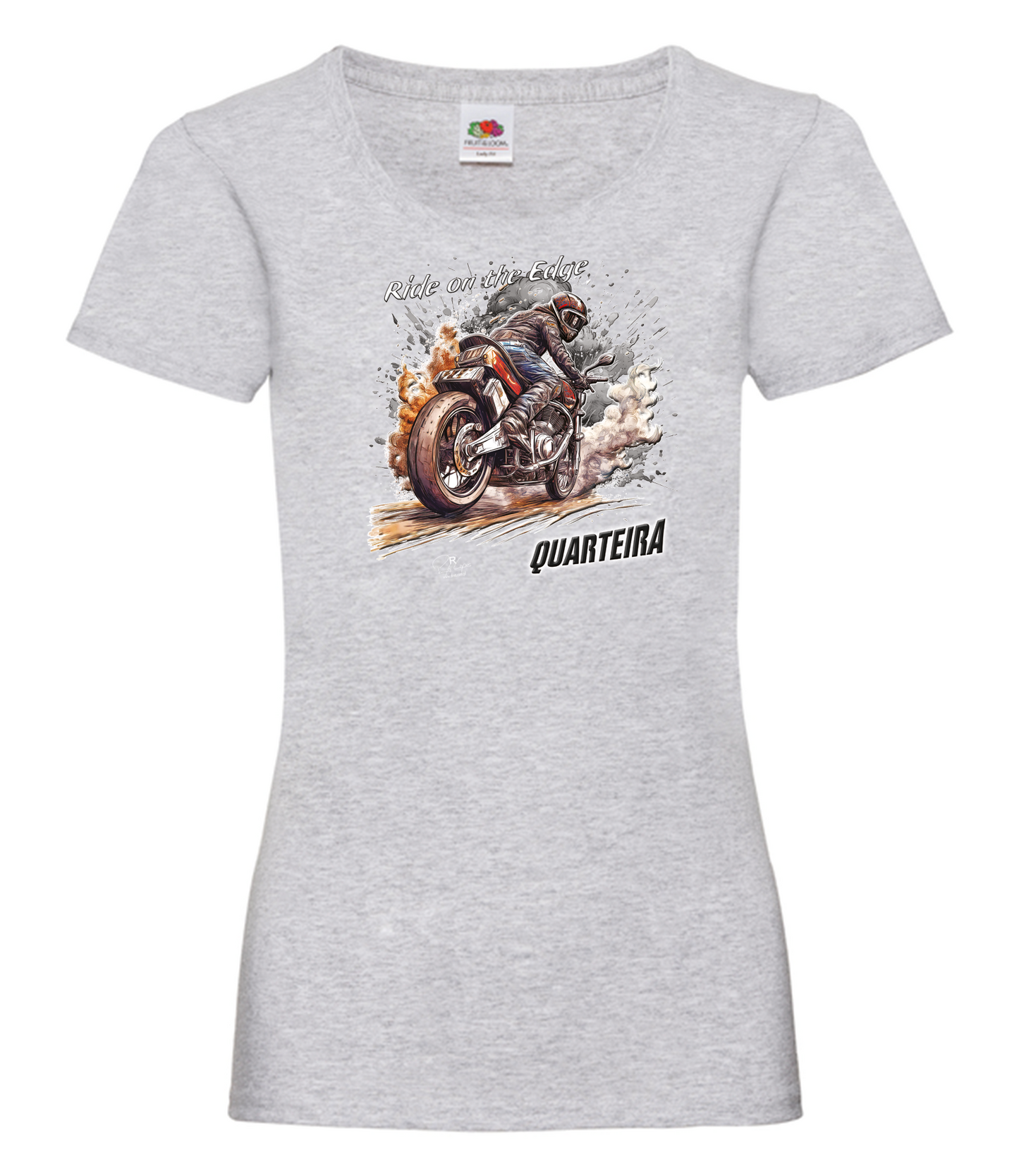 T-shirt Senhora Ride on the Edge Quarteira
