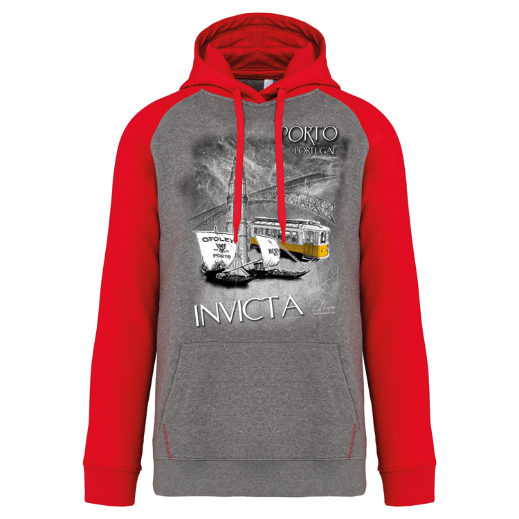 Sweatshirt Bicolor com capuz Invicta