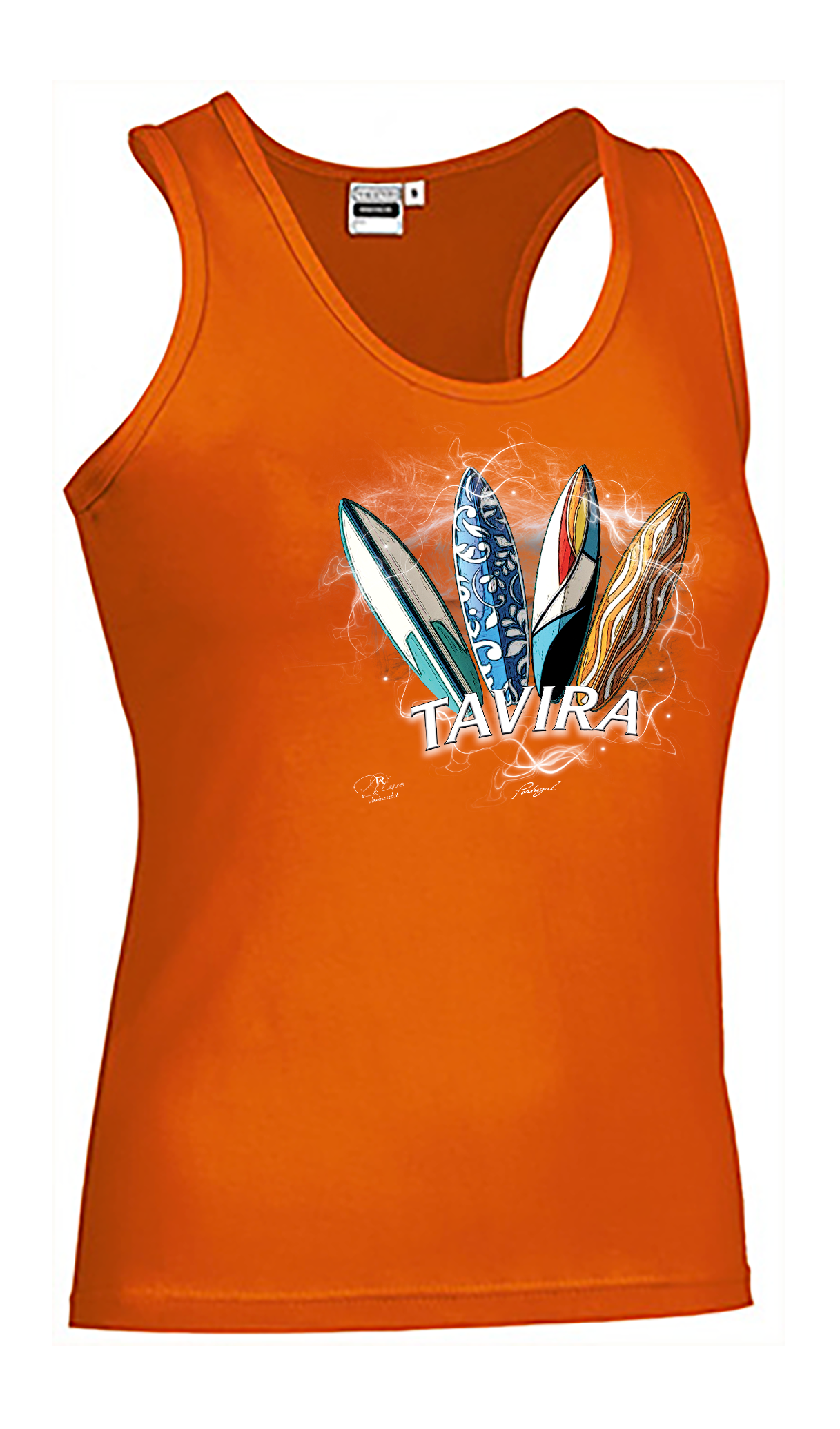T-shirt Alças Senhora Surfboards Tavira