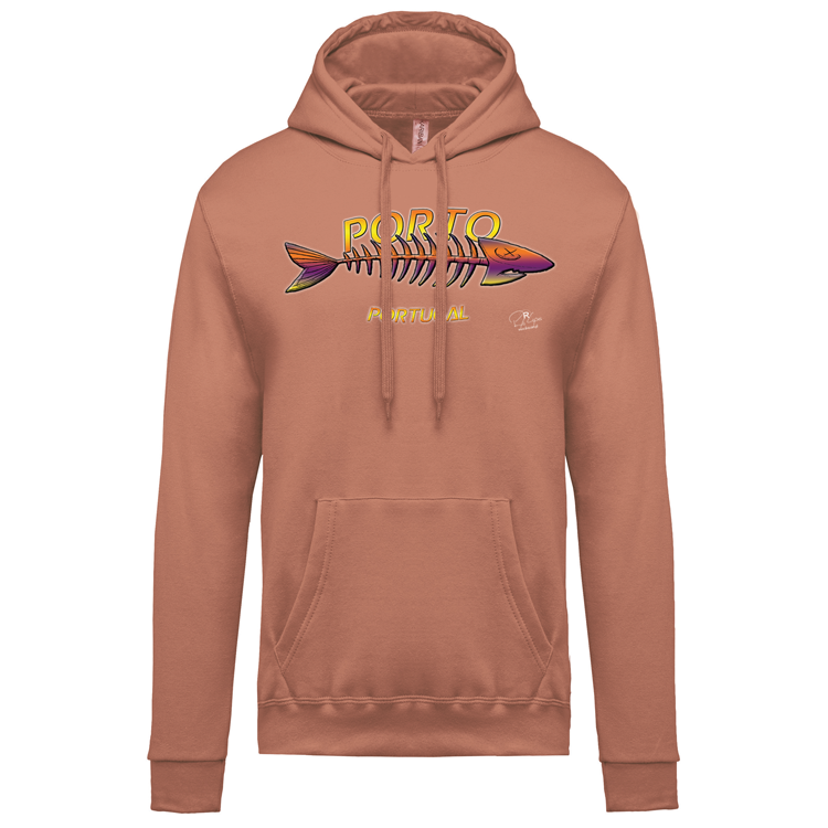 Sweatshirt Kariban com Capuz Espinha Porto