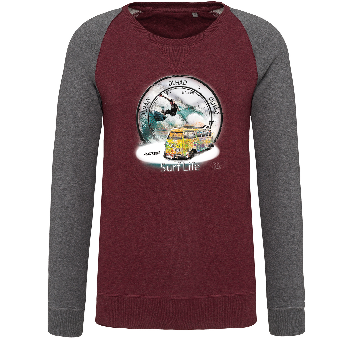 Sweatshirt Bicolor sem capuz Sur Life Olhão