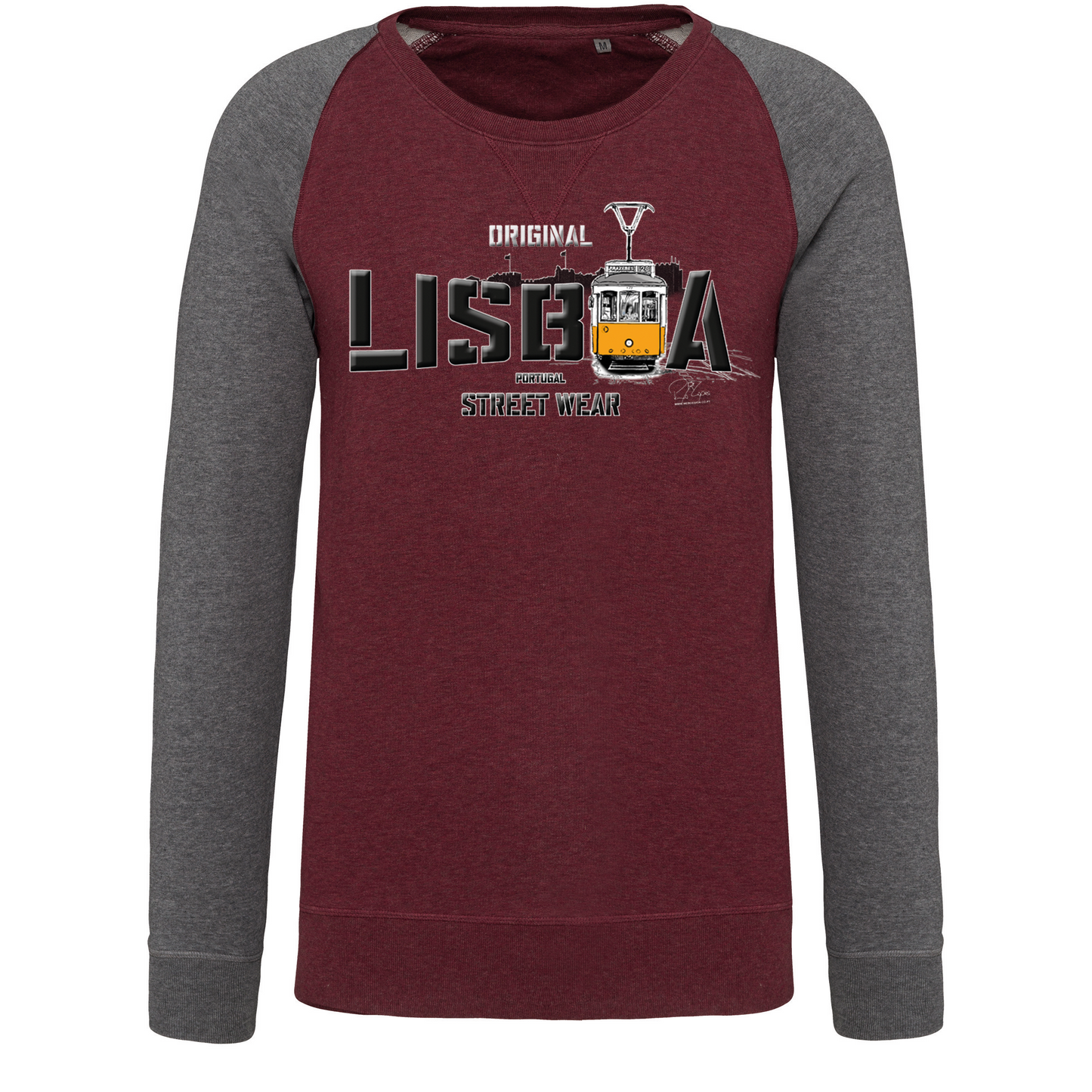 Sweatshirt Bicolor sem capuz Original Lisboa
