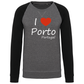 Sweatshirt Bicolor sem capuz I Love Porto
