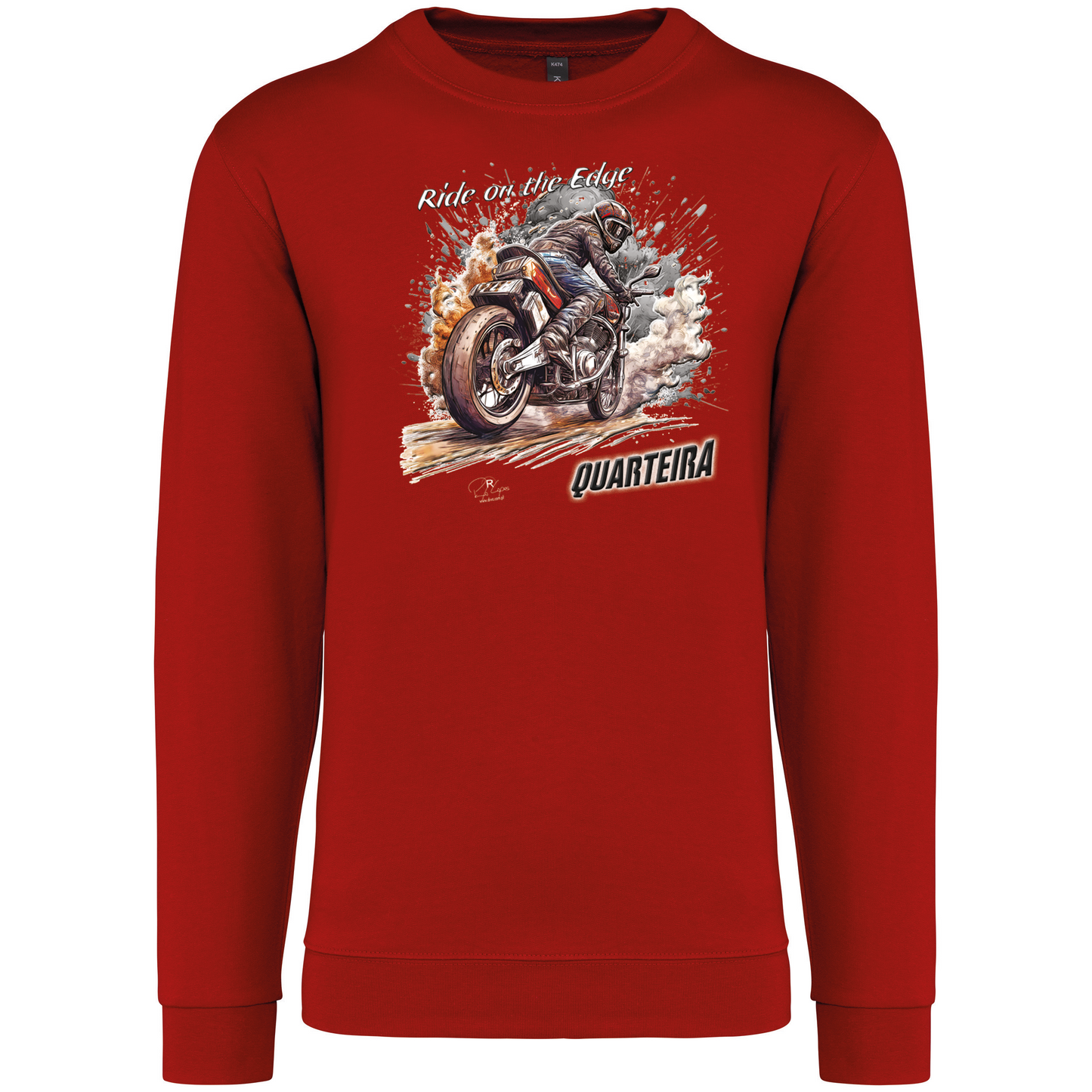 Sweatshirt Kariban sem Capuz Ride on the Edge Quarteira