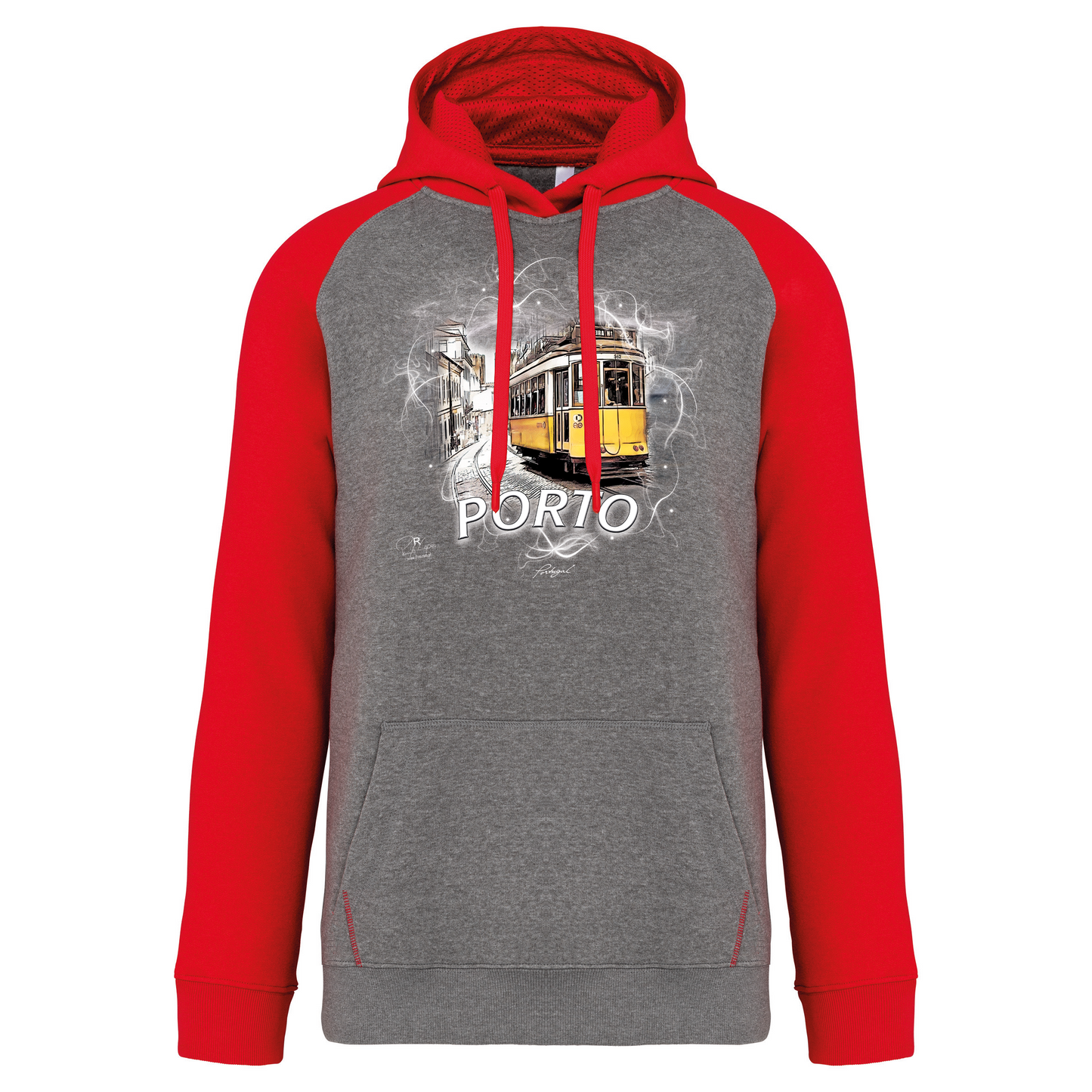 Sweatshirt Bicolor com capuz Carreira 28 Porto